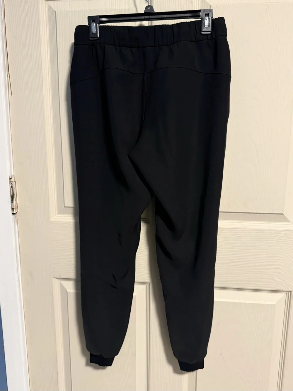 adidas Black Jogger Sweatpants with Drawstring Waist